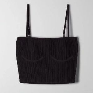 Aritzia Babaton Denzell Top in Black